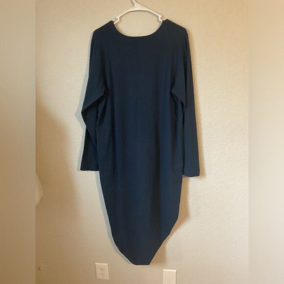 NWT Universal Standard Geneva Navy Blue Long Sleeve Midi Dress Size 14/16 - Picture 5 of 11